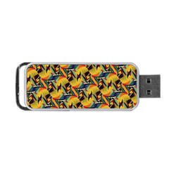 Illustration Geometric Pattern Colorful Pattern Portable Usb Flash (two Sides) by danenraven