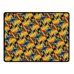 Illustration Geometric Pattern Colorful Pattern Double Sided Fleece Blanket (small)  by danenraven