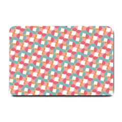 Patchwork Pastel Pattern Art Small Doormat 