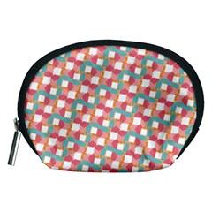 Patchwork Pastel Pattern Art Accessory Pouch (medium) by danenraven