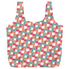 Patchwork Pastel Pattern Art Full Print Recycle Bag (XXL)