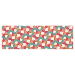 Patchwork Pastel Pattern Art Banner and Sign 12  x 4 