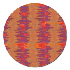 Pattern Watercolor Texture Magnet 5  (round)