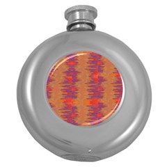 Pattern Watercolor Texture Round Hip Flask (5 Oz) by danenraven