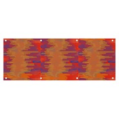 Pattern Watercolor Texture Banner And Sign 8  X 3 