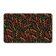 African Abstract  Magnet (rectangular) by ConteMonfrey