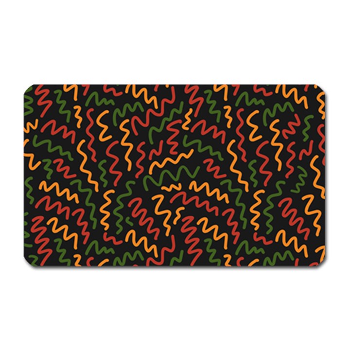 African Abstract  Magnet (Rectangular)