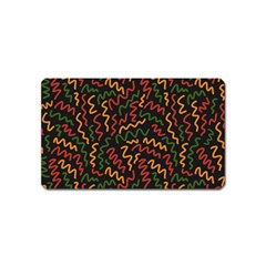 African Abstract  Magnet (name Card) by ConteMonfrey