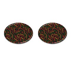 African Abstract  Cufflinks (oval) by ConteMonfrey