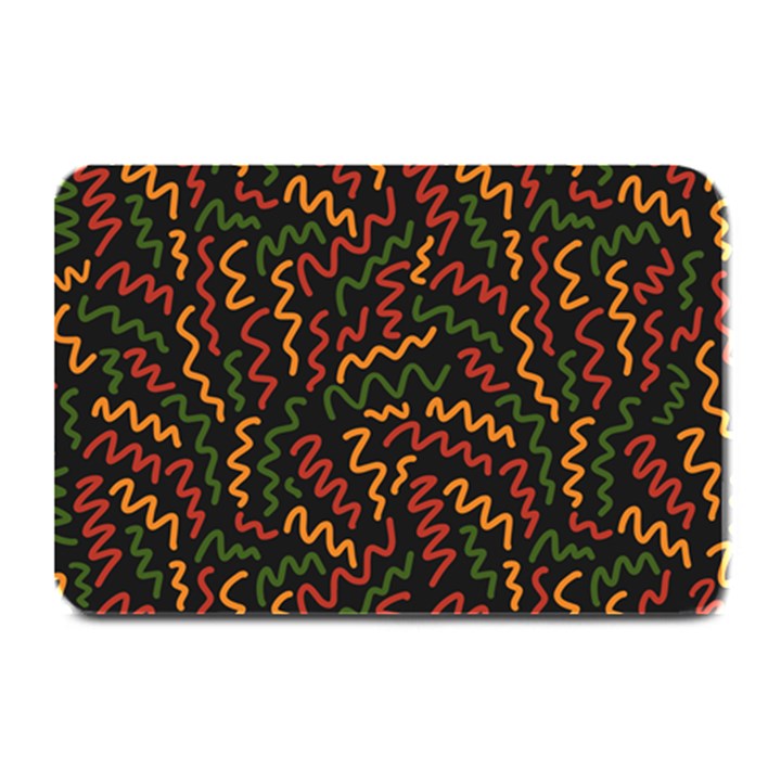 African Abstract  Plate Mats