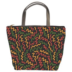 African Abstract  Bucket Bag by ConteMonfrey