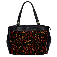 African Abstract  Oversize Office Handbag by ConteMonfrey