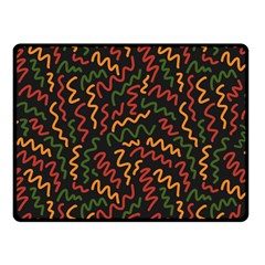 African Abstract  Fleece Blanket (small) by ConteMonfrey