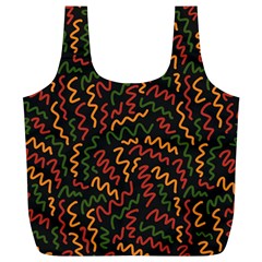 African Abstract  Full Print Recycle Bag (xl) by ConteMonfrey