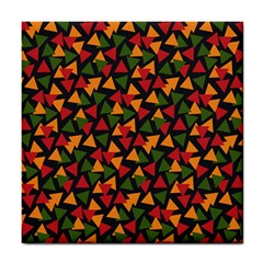 African Triangles  Tile Coaster by ConteMonfrey