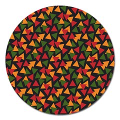 African Triangles  Magnet 5  (Round)