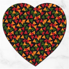 African Triangles  Jigsaw Puzzle (Heart)