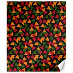 African Triangles  Canvas 8  X 10  by ConteMonfrey