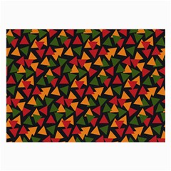 African Triangles  Large Glasses Cloth (2 Sides) by ConteMonfrey