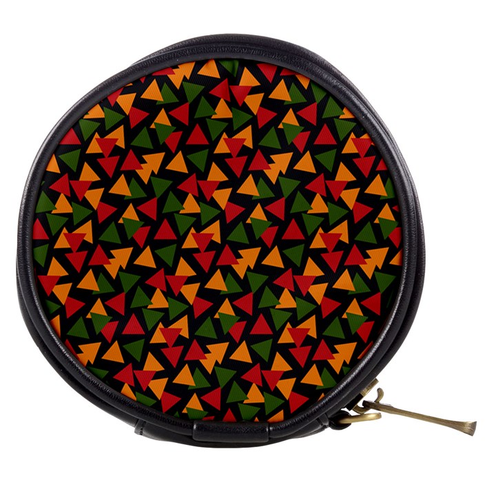 African Triangles  Mini Makeup Bag