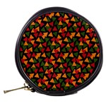 African Triangles  Mini Makeup Bag Back