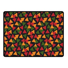 African Triangles  Fleece Blanket (small) by ConteMonfrey