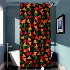 African Triangles  Shower Curtain 36  x 72  (Stall) 