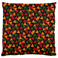 African Triangles  Standard Flano Cushion Case (two Sides) by ConteMonfrey