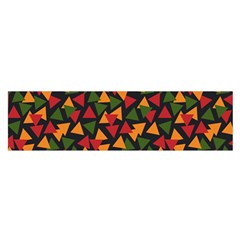 African Triangles  Oblong Satin Scarf (16  X 60 ) by ConteMonfrey