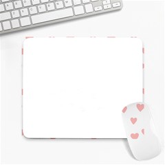 Small Cute Hearts Large Mousepads by ConteMonfrey