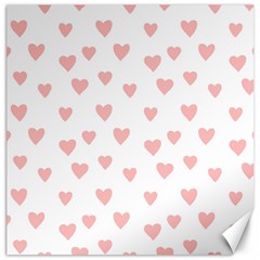 Small Cute Hearts Canvas 12  X 12  by ConteMonfrey