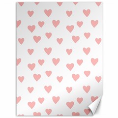 Small Cute Hearts Canvas 36  X 48  by ConteMonfrey