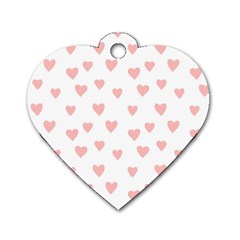 Small Cute Hearts Dog Tag Heart (two Sides) by ConteMonfrey