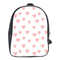 Small Cute Hearts School Bag (xl) by ConteMonfrey