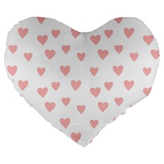 Small Cute Hearts Large 19  Premium Heart Shape Cushions by ConteMonfrey