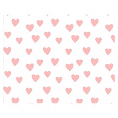 Small Cute Hearts Double Sided Flano Blanket (medium) 