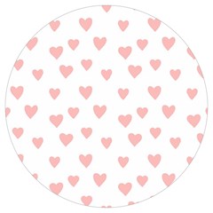 Small Cute Hearts Round Trivet by ConteMonfrey