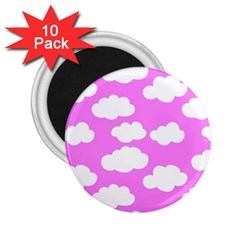 Purple Clouds  2 25  Magnets (10 Pack)  by ConteMonfrey