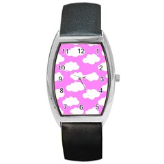 Purple Clouds  Barrel Style Metal Watch by ConteMonfrey