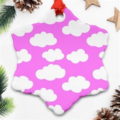 Purple Clouds  Ornament (snowflake)