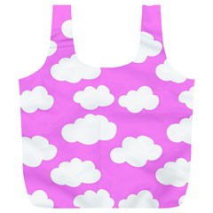 Purple Clouds  Full Print Recycle Bag (xl)