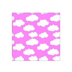 Purple Clouds  Satin Bandana Scarf 22  X 22 