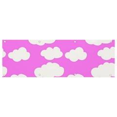 Purple Clouds  Banner And Sign 9  X 3 