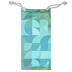 Geometric Ocean  Jewelry Bag