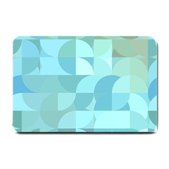 Geometric Ocean  Small Doormat  by ConteMonfrey