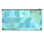 Geometric Ocean  Pencil Case Back