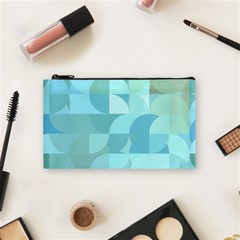 Geometric Ocean  Cosmetic Bag (small) by ConteMonfrey