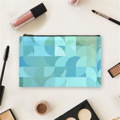 Geometric Ocean  Cosmetic Bag (medium) by ConteMonfrey