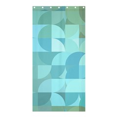 Geometric Ocean  Shower Curtain 36  X 72  (stall)  by ConteMonfrey