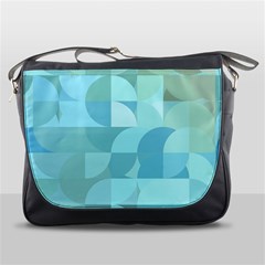 Geometric Ocean  Messenger Bag by ConteMonfrey